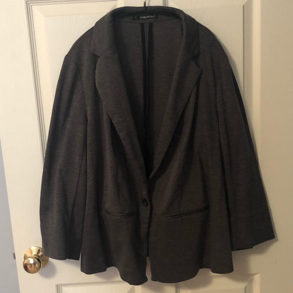 Gray blazer